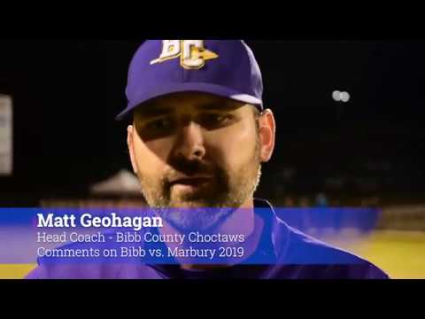 Coach Geohagan Comments on Bibb vs Marbury 2019