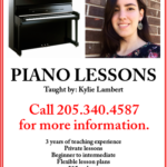 Piano Lessons by Kylie Lambert