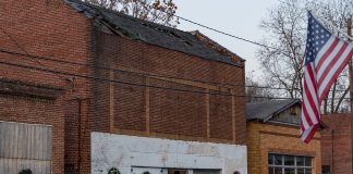 Old Movie Theater in West Blocton, Alabama.