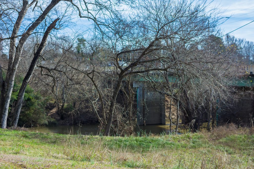 The Cahaba after the waters receded, on January 7.