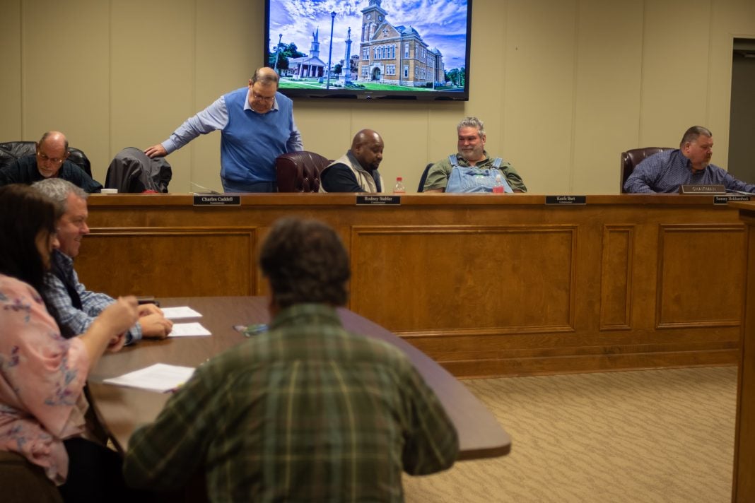 Bibb County Commission meeting gets under way January 14, 2019.