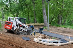 Work continues on the new overlook and canoe launch the Cahaba Riverwalk in Centreville. The site is one of the designated Cahaba Blueway Access Points.