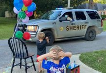 Local Cops Making Birthdays Better