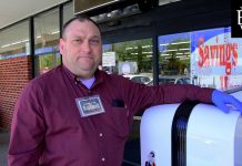 New Shopping Cart Sanitizing Machine at Food Outlet in Brent