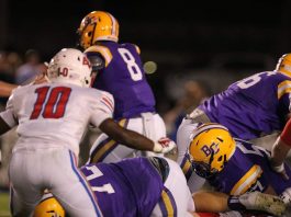 Patriots use running attack to hand Choctaws their first loss of the season