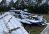 Tornado Leaves Catastrophic Damage At Bibb County Airport