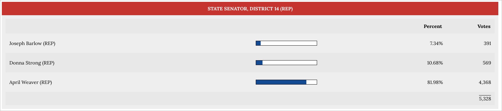 Weaver Sweeps Senate District 14 Primary | The Bibb Voice