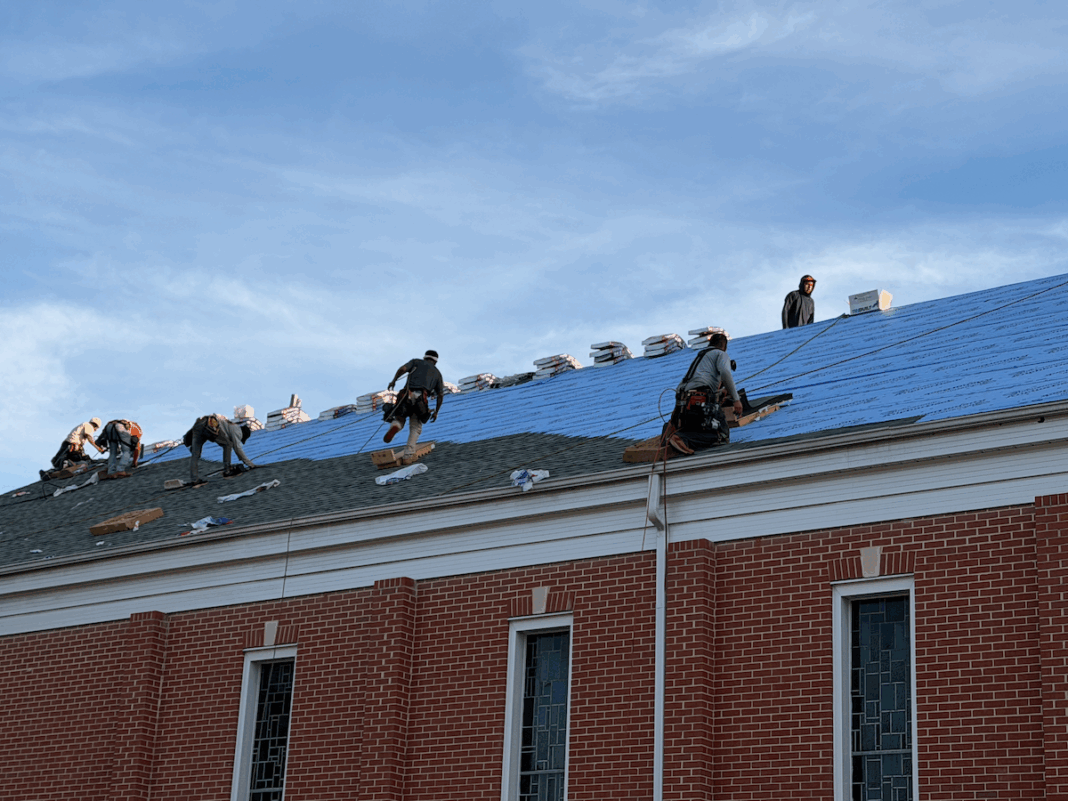 Centreville Baptist Church Gets a New Roof